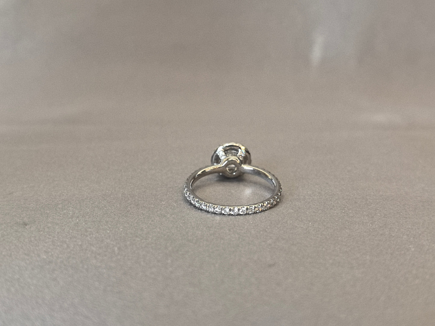 Round Cut Lab Diamond Full Eternity Ring | Double Halo Setting | Luxurious & Ethical