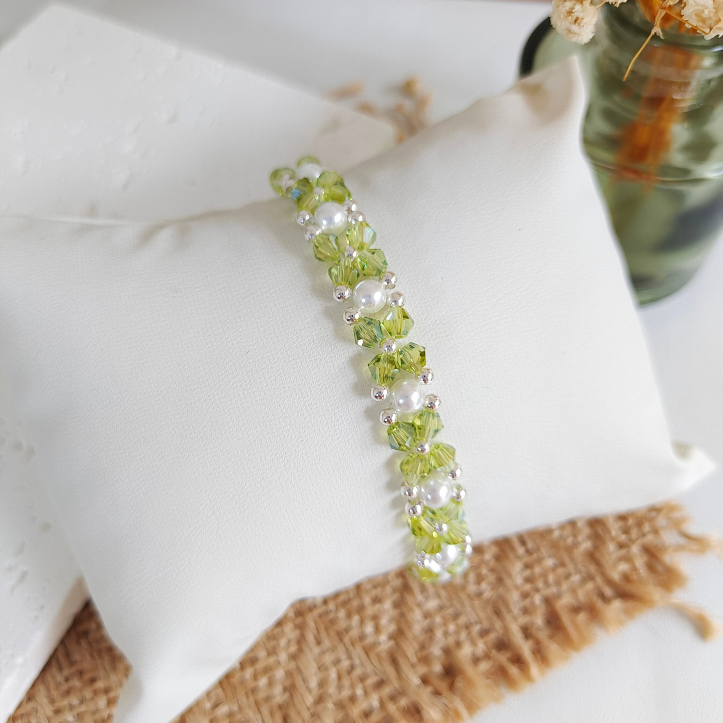 No.45 Candy Colors DIY Bracelet Kit β Crystal & Pearl Beads Handmade Jewelry Set