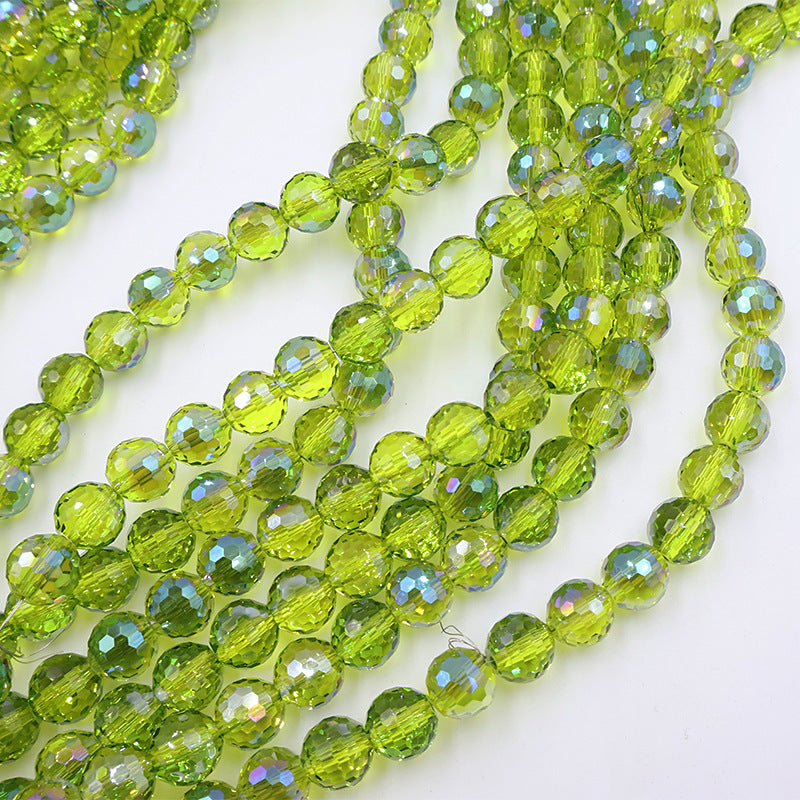 Premium 8MM Disco Beads - Green & Red Family