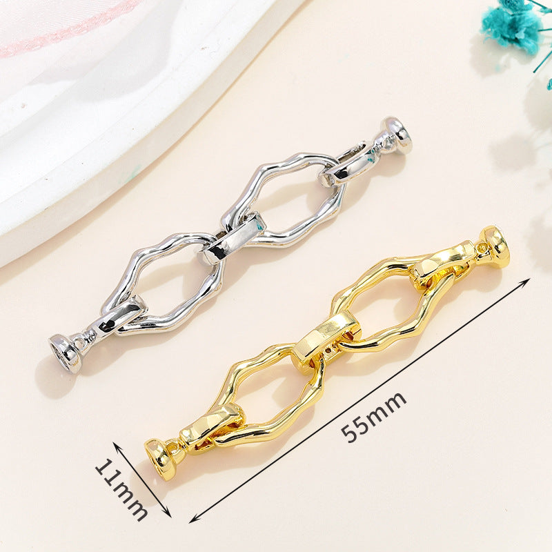 Geometric Interlocking Connectors Clasp Set