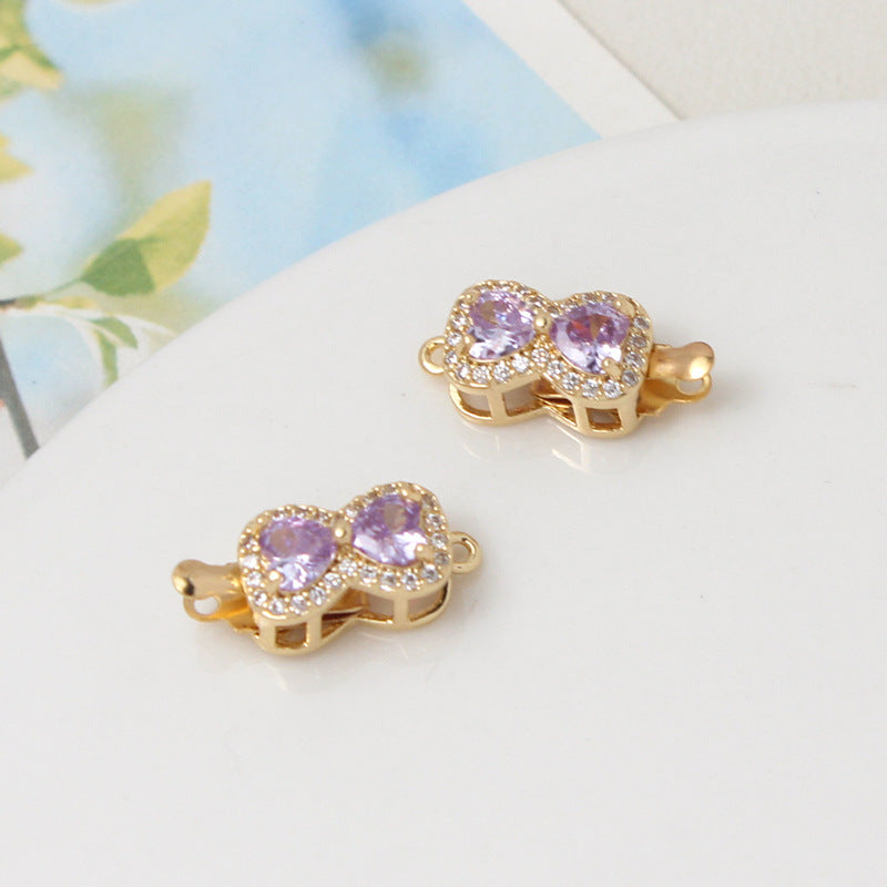 Peanut CZ Closure with Single/Double Row