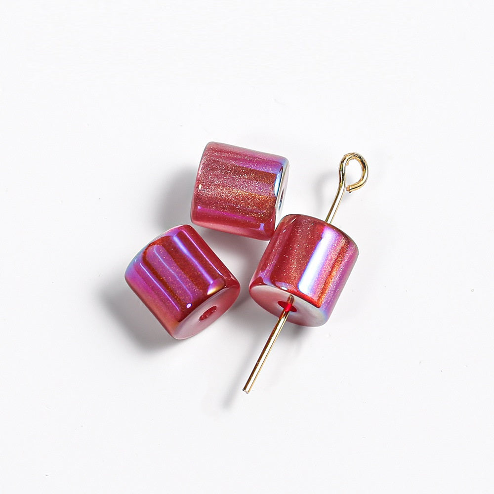 Mermaid Cylinder Tube Beads