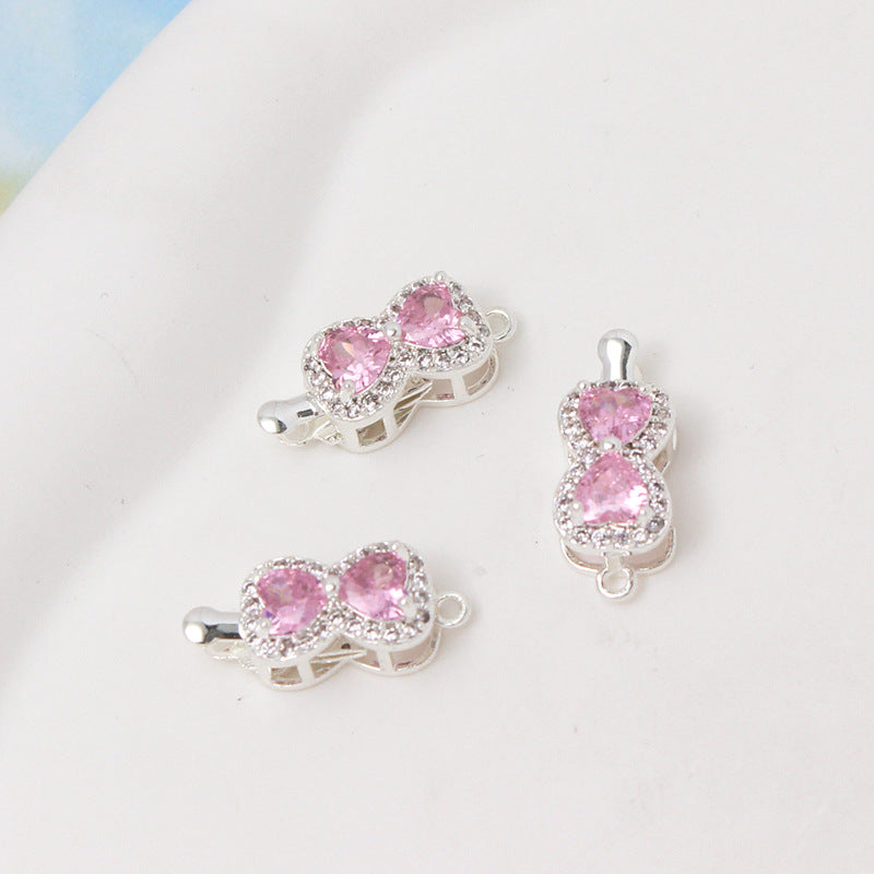 Peanut CZ Closure with Single/Double Row