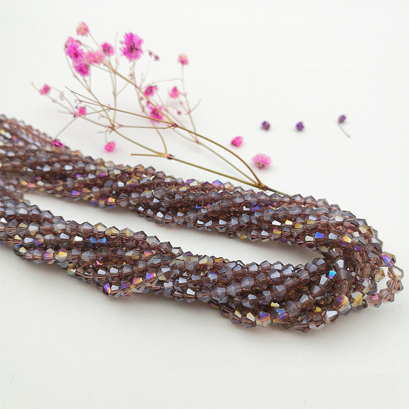 10 Strands 2/3/4mm Bicone Crystal Beads