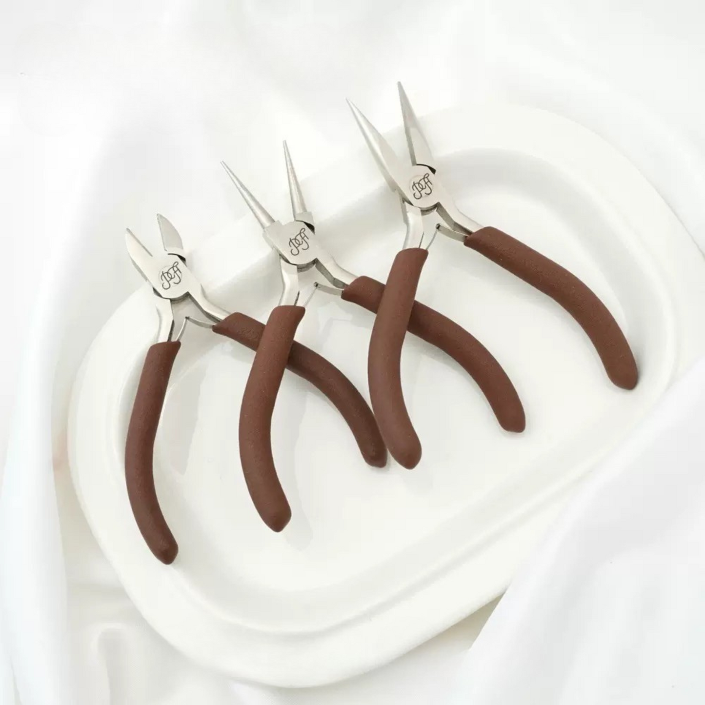 Essential Jewelry Pliers Set – Round Nose, Chain Nose & Cutter Pliers for DIY Bracelets, Necklaces & Earrings