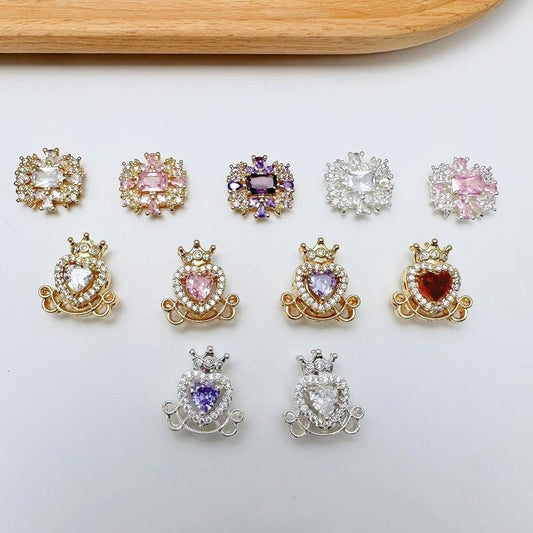 Square CZ Spacer Bead