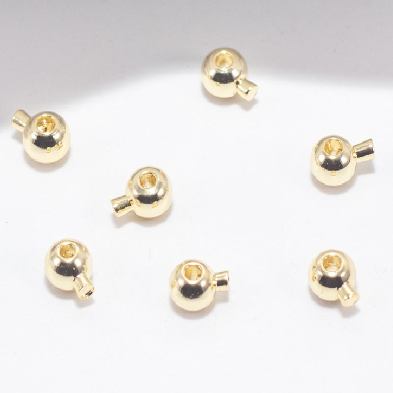 50pcs 3.5mm Stopper Round Position Beads