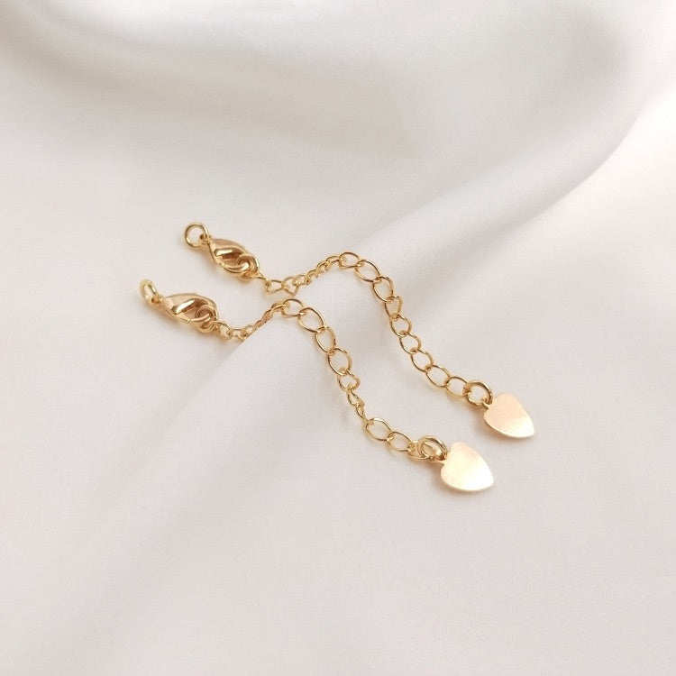 14K Gold Filled Lobster Clasp with Extended Chain