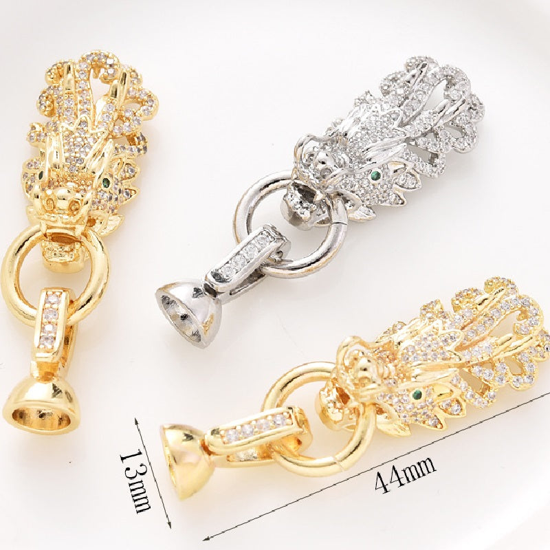 Chinses Dragon Head Clasp Set