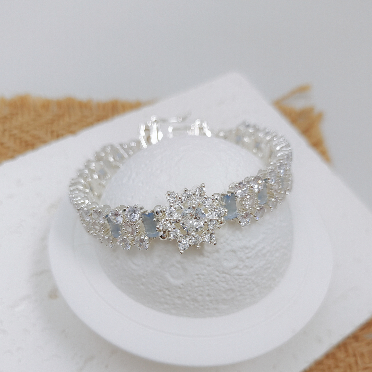No.38 DIY Bracelet Kit – Starry Wishes with Snowflake Zircon & Crystal Beads
