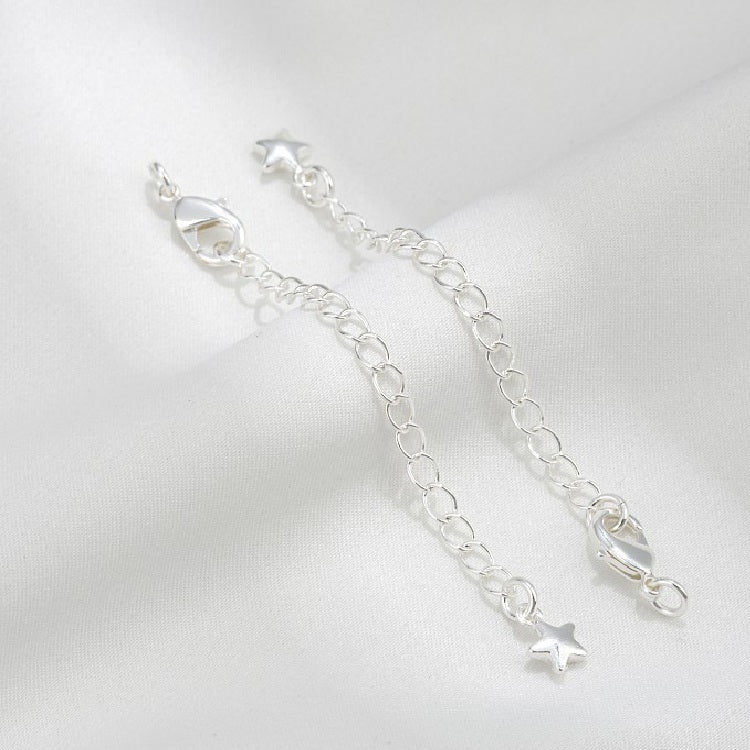 SIlver Filled Lobster Clasp with Extended Chain
