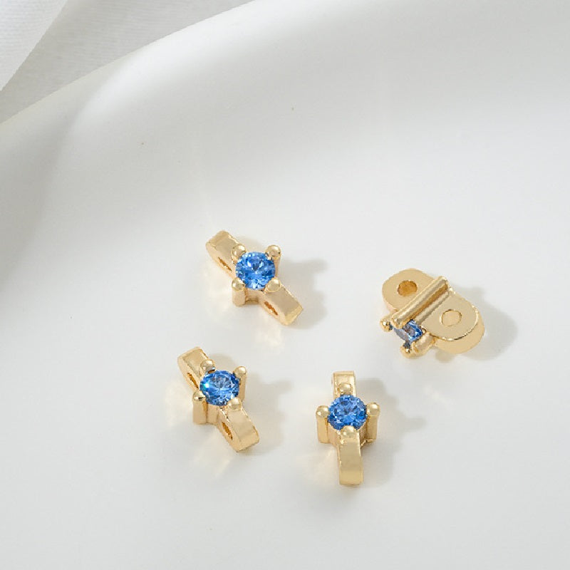 Double Hole Spacer with Zircon