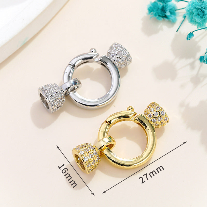 Rhinestone Paved Interlocking Connectors
Clasp Set