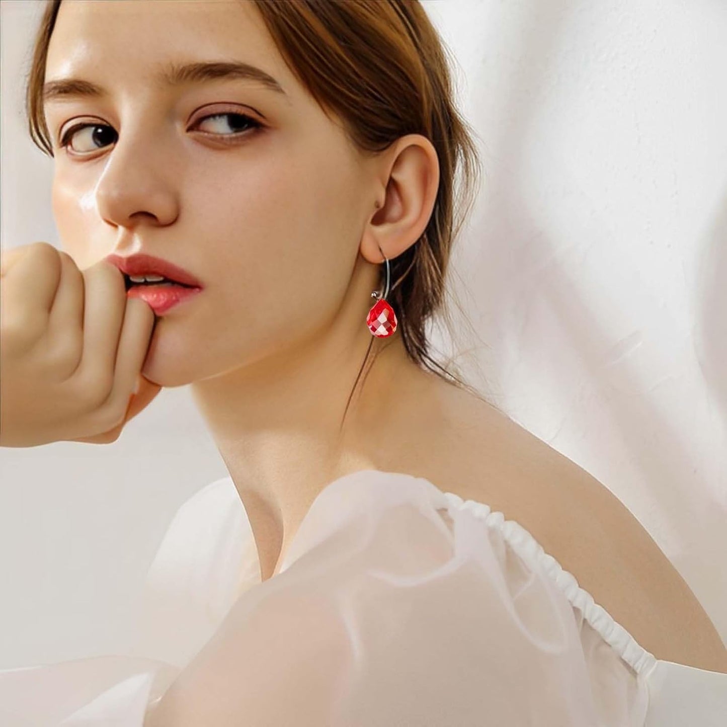 Premium 8MM Teardrop Faceted Beads - Yellow Family