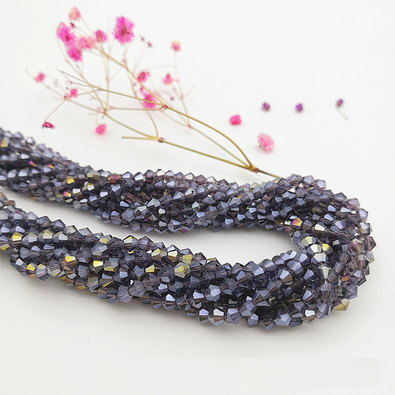 10 Strands 2/3/4mm Bicone Crystal Beads