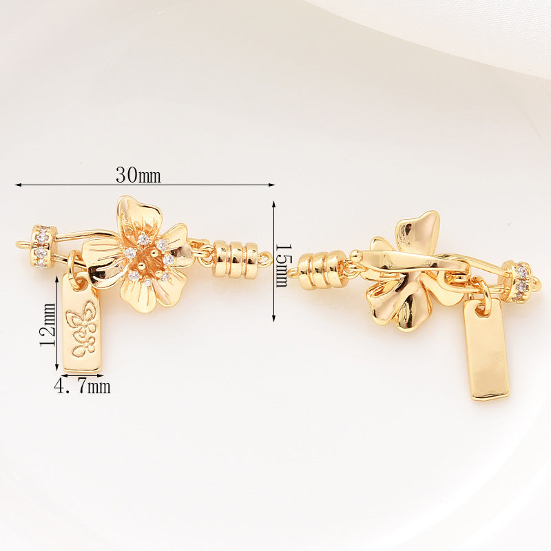 Lobster Clasp Set with Buttefly