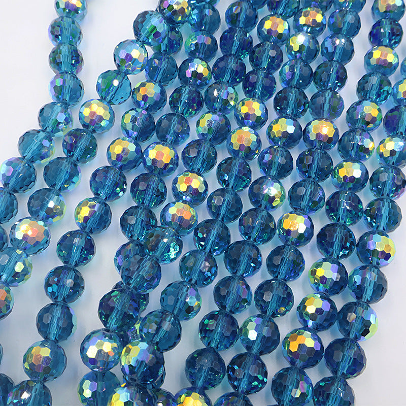 Premium 8MM Disco Beads - Blue Family