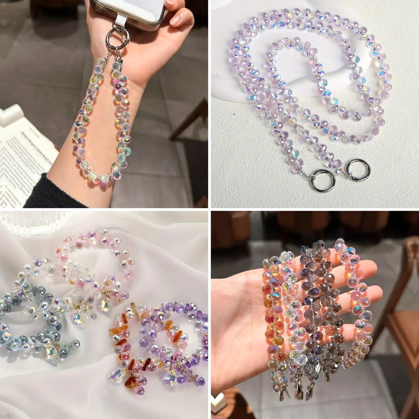 Premium 8MM Teardrop Faceted Beads - Blue Family