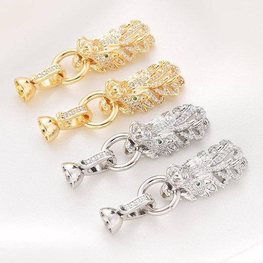 Chinses Dragon Head Clasp Set