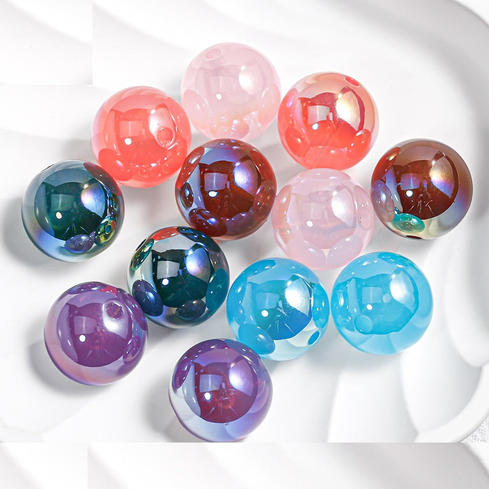 Round Beads - Jelly Raindrop Series