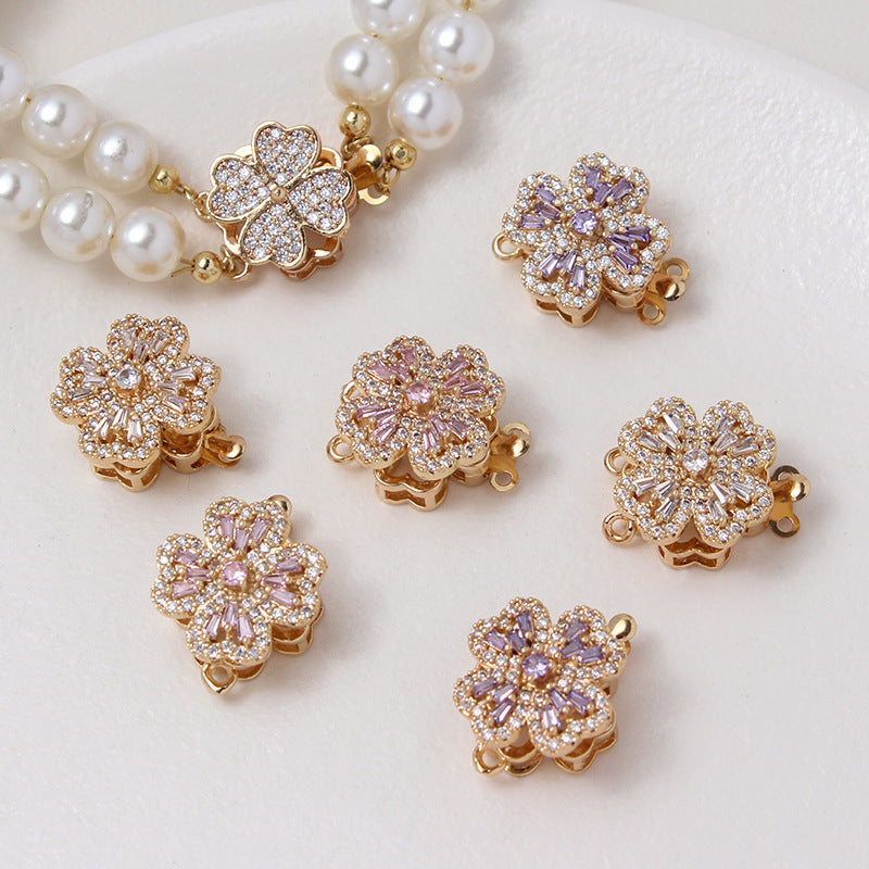 Rotatable Clove/Sunflower Plug in Closure Set