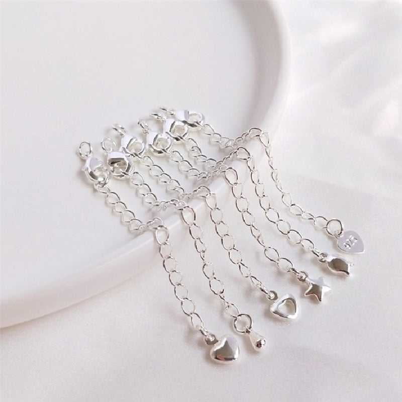 SIlver Filled Lobster Clasp with Extended Chain