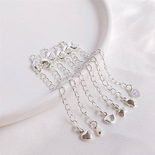 SIlver Filled Lobster Clasp with Extended Chain