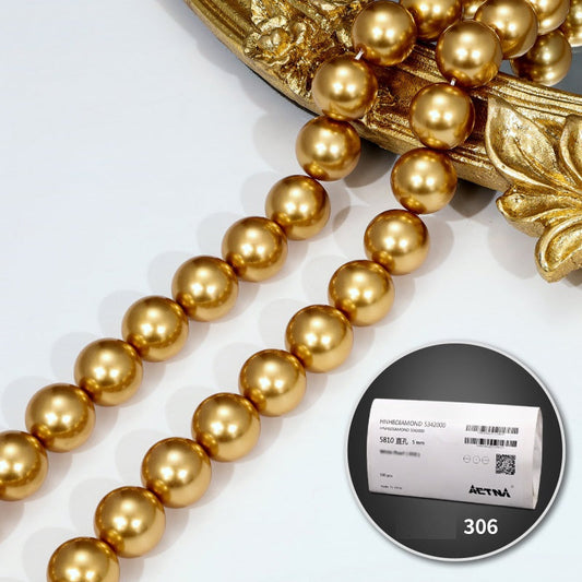 Crystal Bright Gold Pearl - Swarovski Color (306)