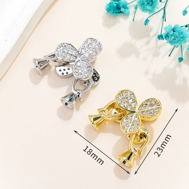 Rhinestone Paved Interlocking Connectors
Clasp Set