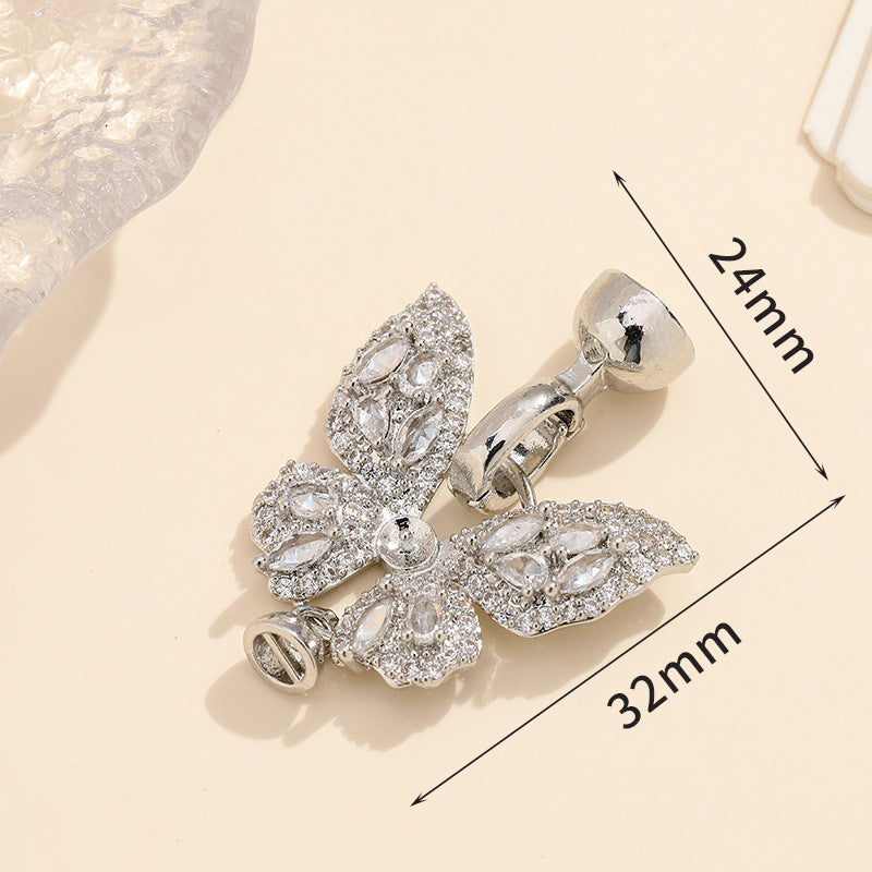 Rhinestone Paved Interlocking Connectors
Clasp Set