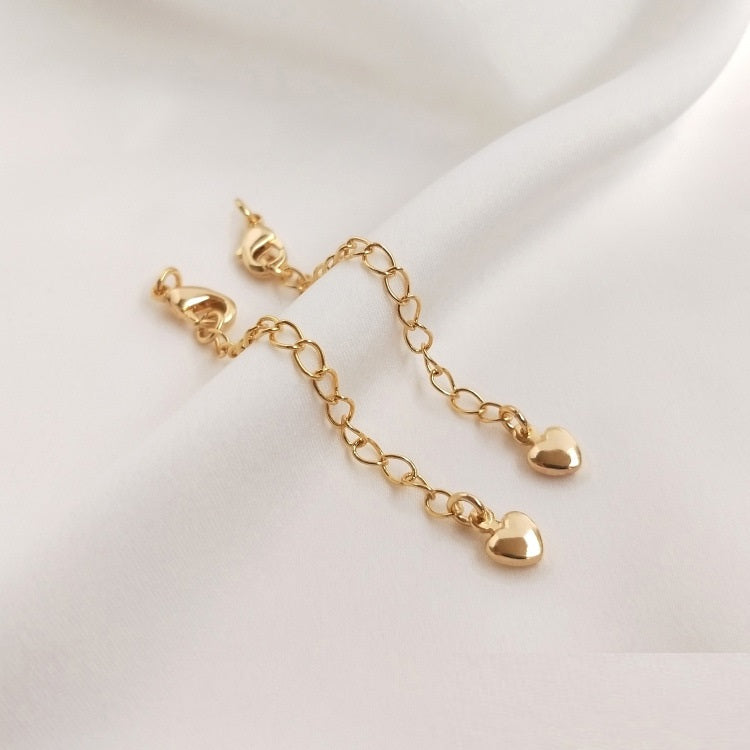 14K Gold Filled Lobster Clasp with Extended Chain