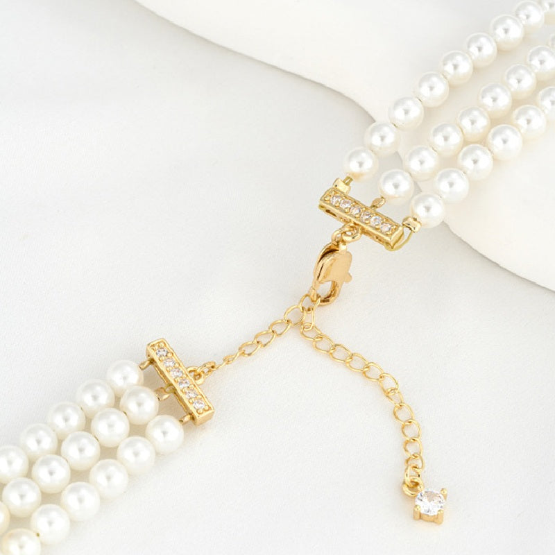 Paved Rhinestone Closure with 4 Rows