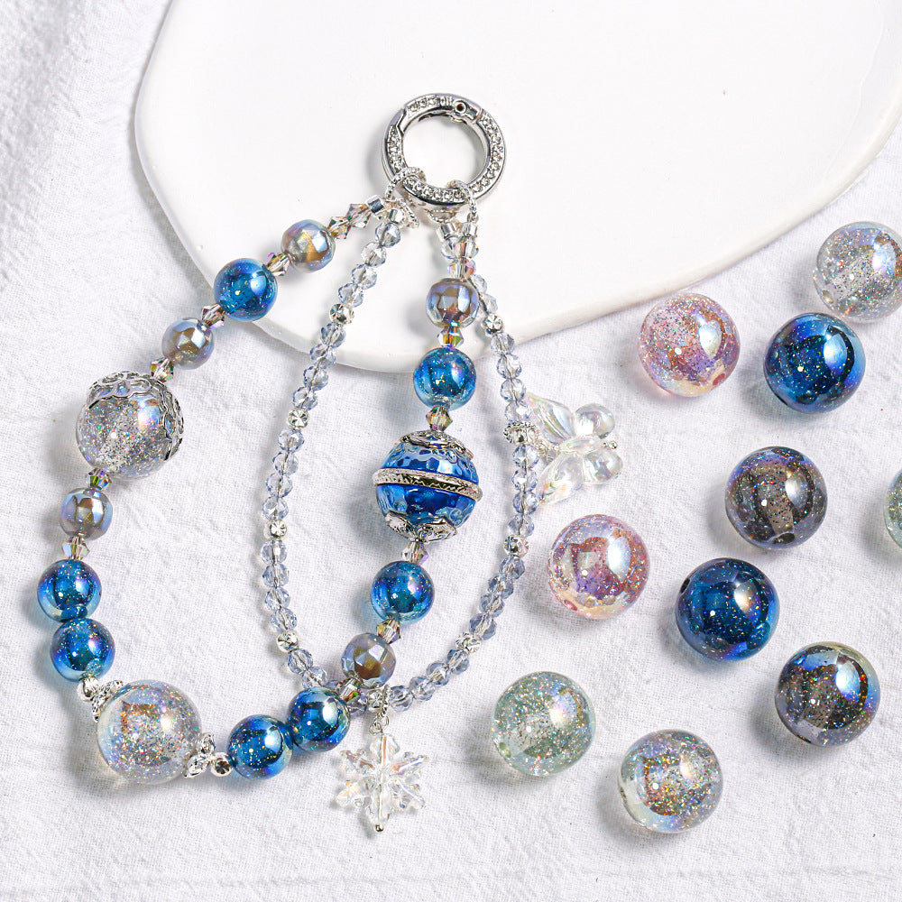 Round Beads - Holographic Laser Series