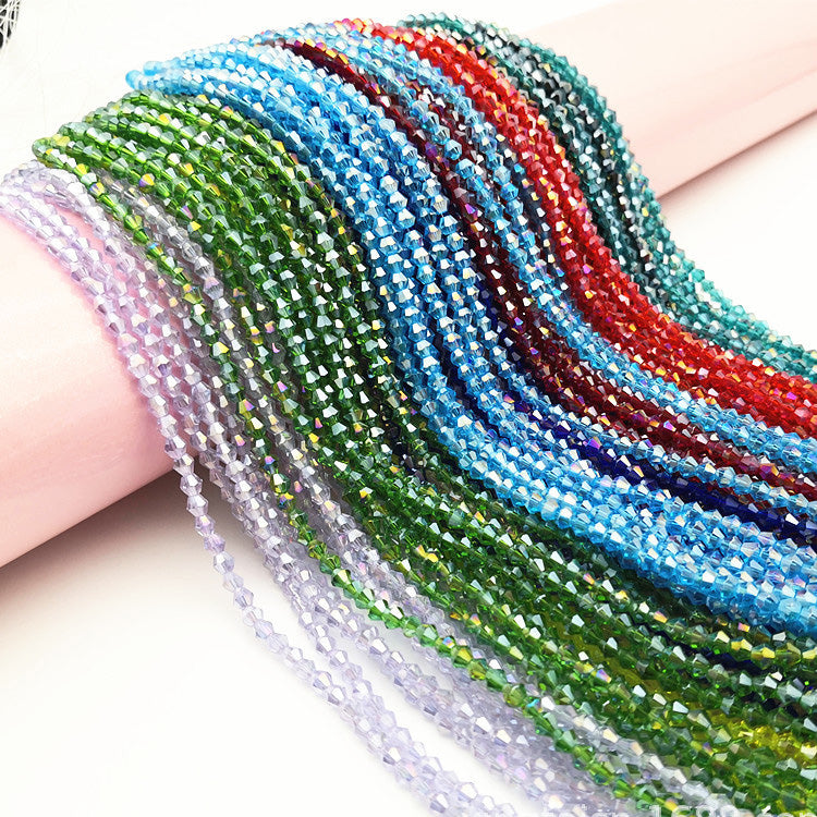 10 Strands 5/6/8mm Bicone Crystal Beads