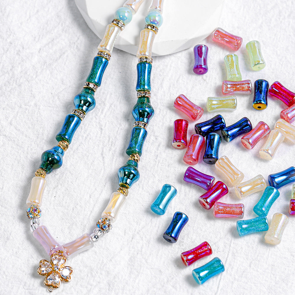 Mermaid Bamboo Tube Beads