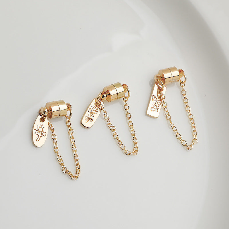 Magnetic Clasp with Extended Chain