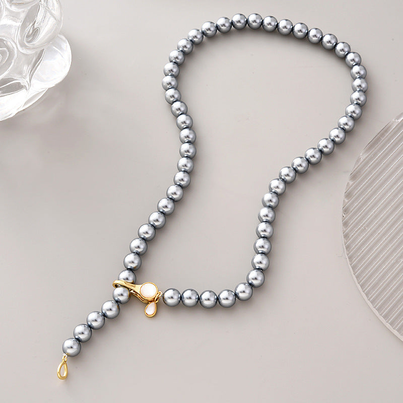 Round Shell Clasp Set