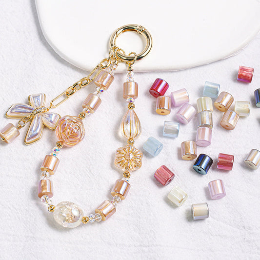 Mermaid Cylinder Tube Beads