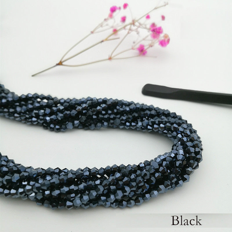 10 Strands 5/6/8mm Bicone Crystal Beads