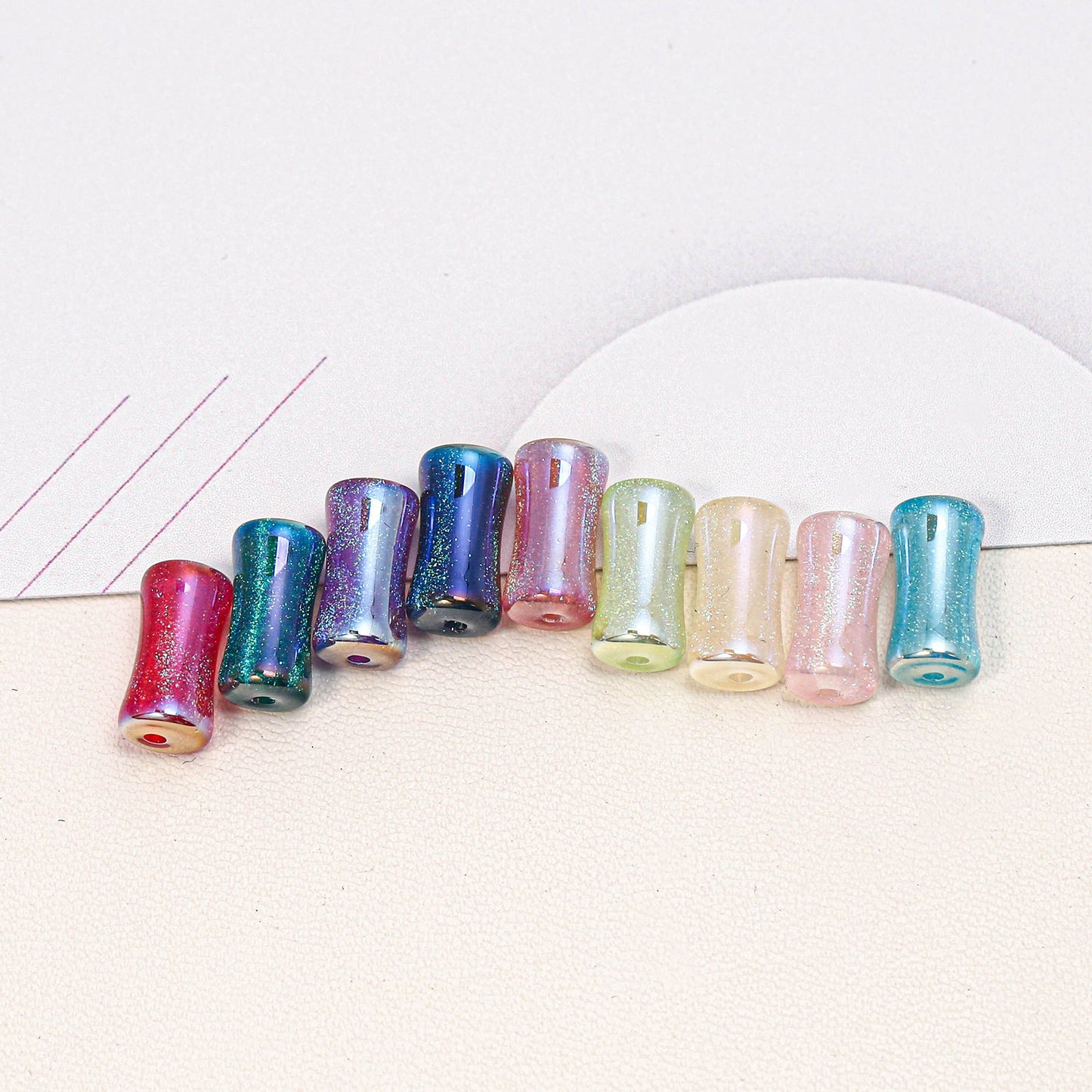 Mermaid Bamboo Tube Beads