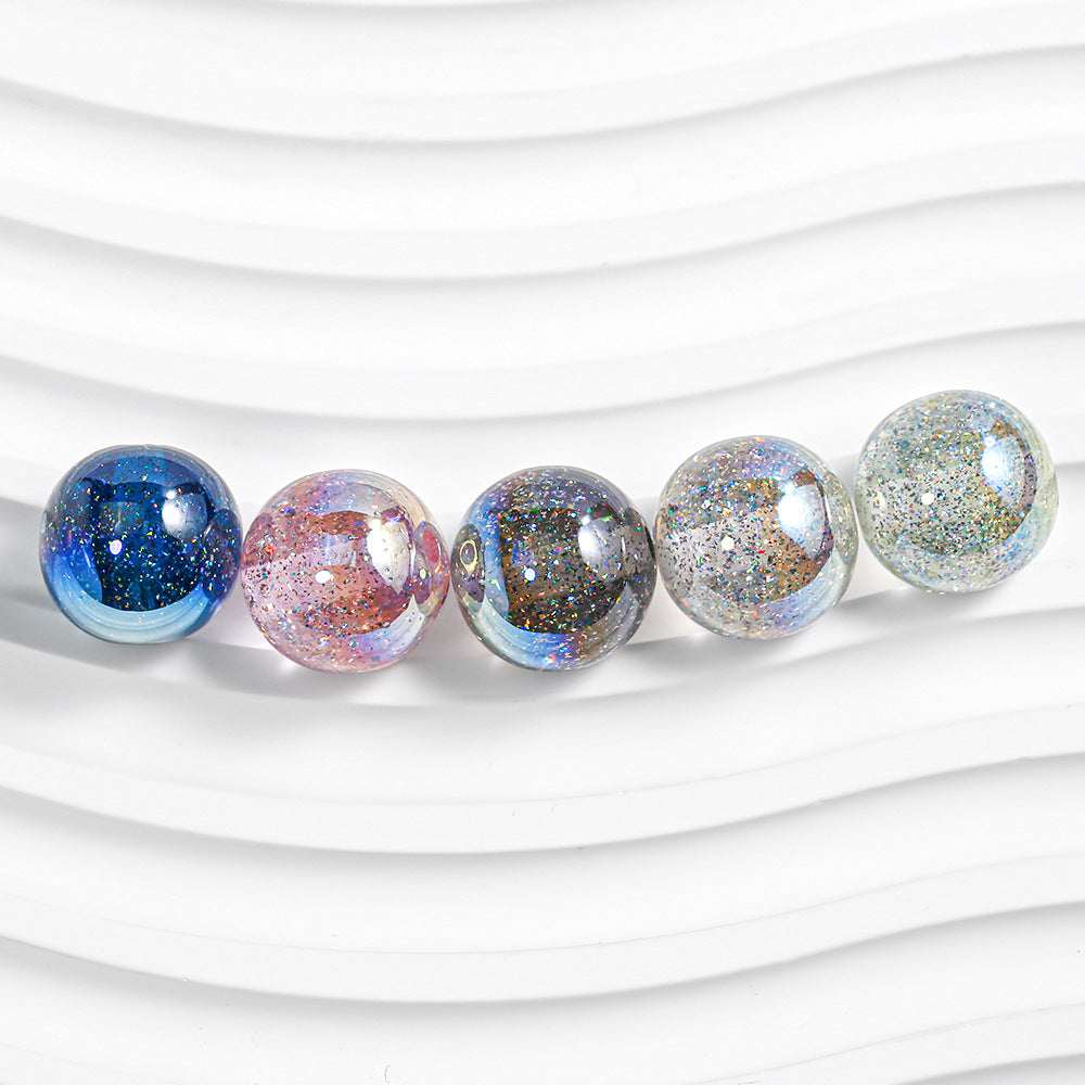 Round Beads - Holographic Laser Series