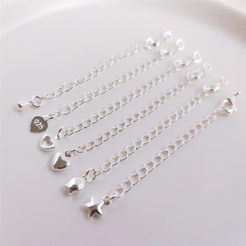 SIlver Filled Lobster Clasp with Extended Chain