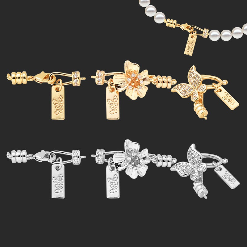 Lobster Clasp Set with Buttefly