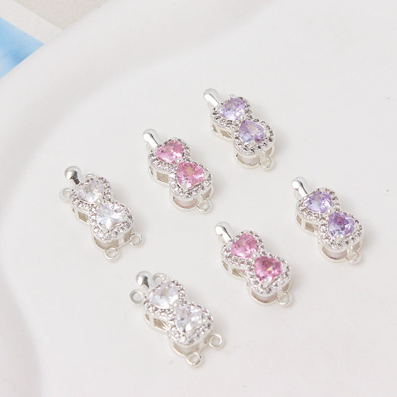 Peanut CZ Closure with Single/Double Row