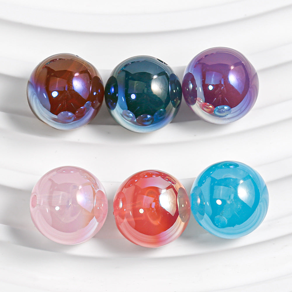 Round Beads - Jelly Raindrop Series