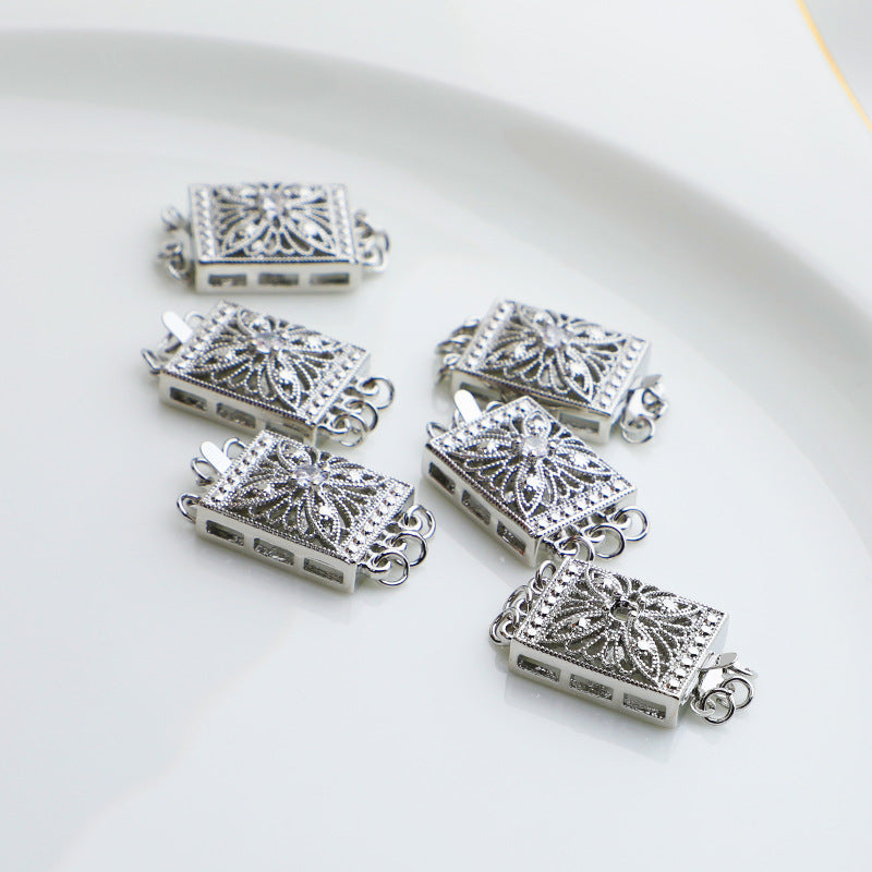 Hollow Triple Strand Clasp