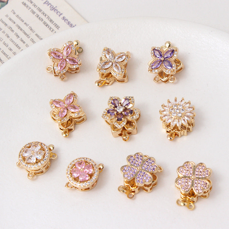 Rotatable Clove/Sunflower Plug in Closure Set