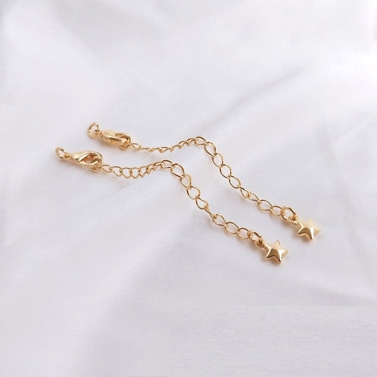 14K Gold Filled Lobster Clasp with Extended Chain