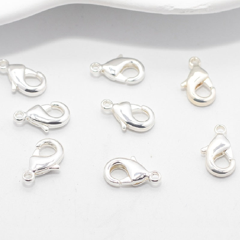 10pcs Plated Brass Lobster Clasps