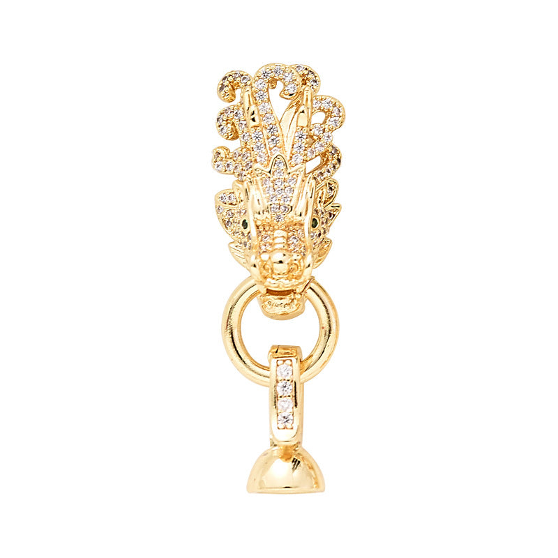 Chinses Dragon Head Clasp Set